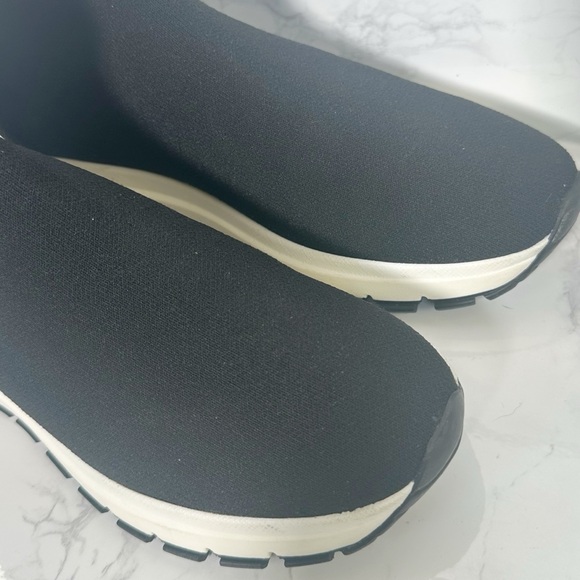 Prada Black Knit High-Top Sneakers - Picture 16 of 16